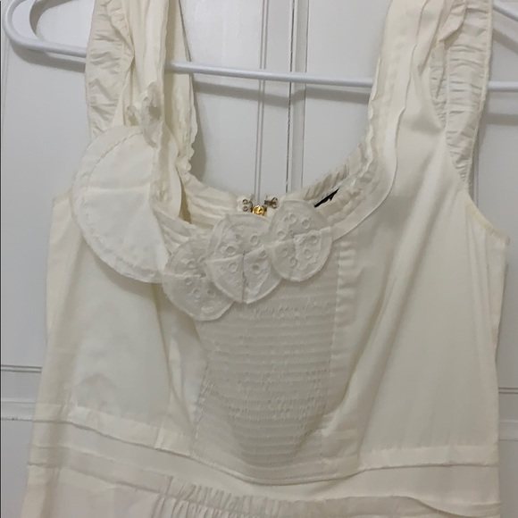 White poplin dress - Picture 2 of 3